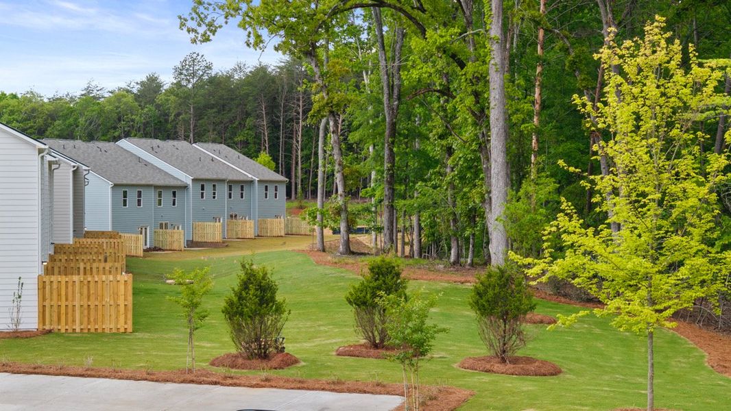 Representative exterior details of a home built from the SUDBURY 24' TOWNHOME by D.R. Horton in Falcon Landing Townhomes, Gainesville (Image 23).