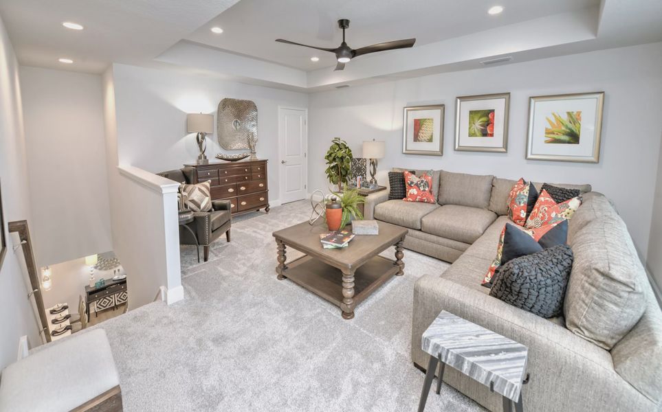 Furnished interior view inside a new home in Woodhaven, Port Orange (Image 16).