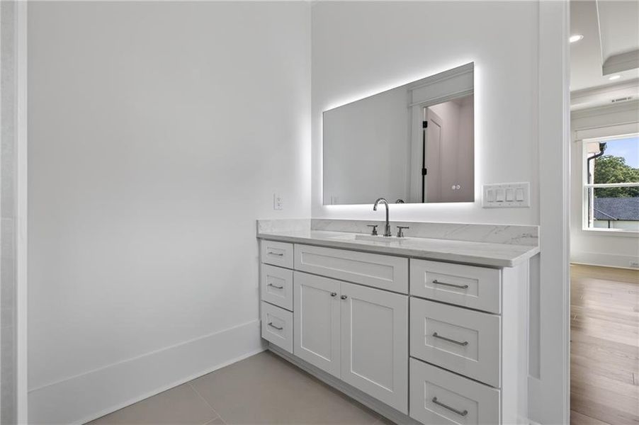 Furnished interior view inside a new home in , Dacula (Image 54).