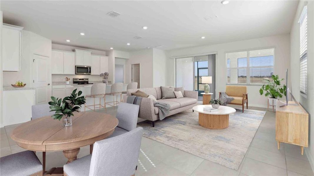 Furnished interior view inside a new home in Twisted Oaks, Wildwood (Image 11).