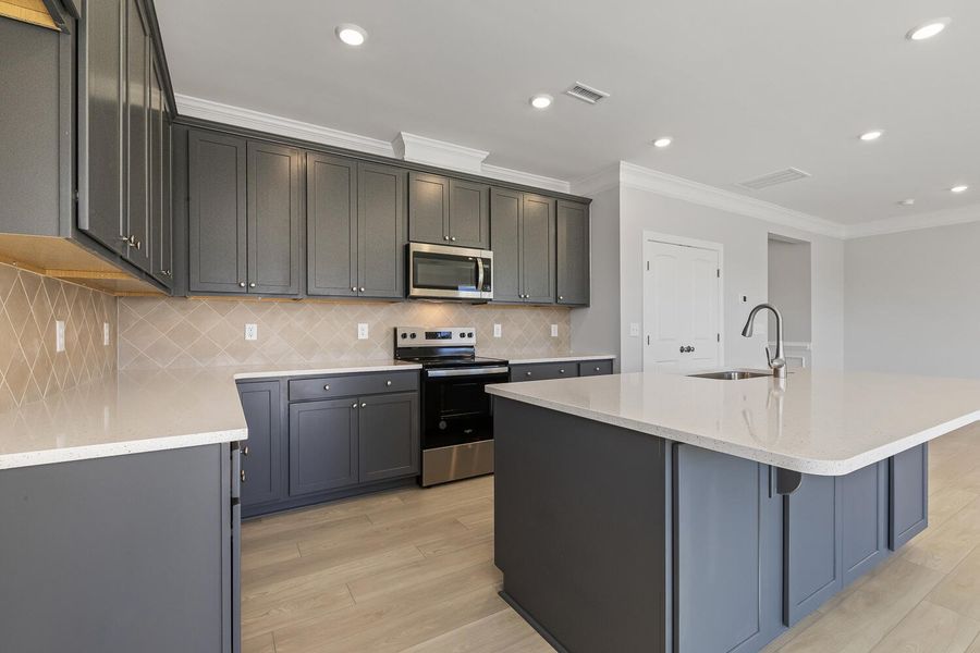 Furnished interior view inside a new home in 1158 Place, Wilson (Image 7).