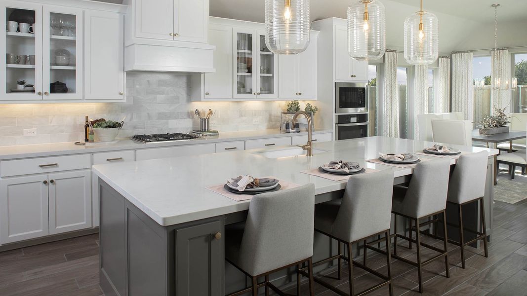 Furnished interior view inside a new home in Sweetgrass, Haslet (Image 18).