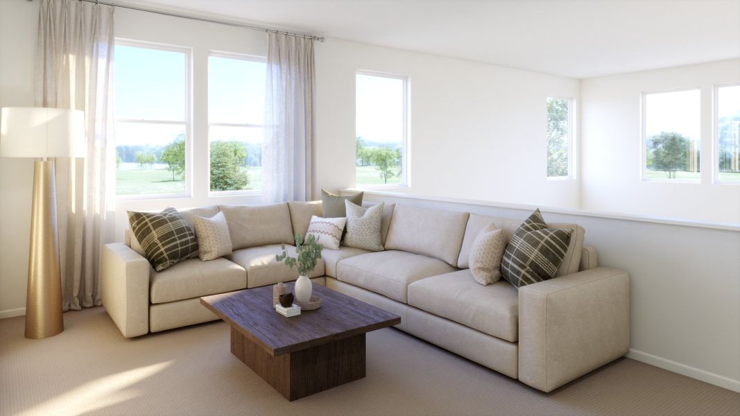 Representative furnished interior of a home built from the Plan 5007 by New Home Co. in The Estates Collection at Talon Pointe, Thornton (Image 17).