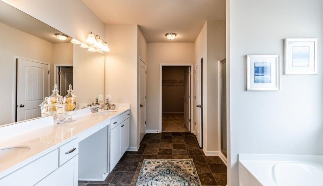 Furnished interior view inside a new home in Jones Ridge, Dallas (Image 12).