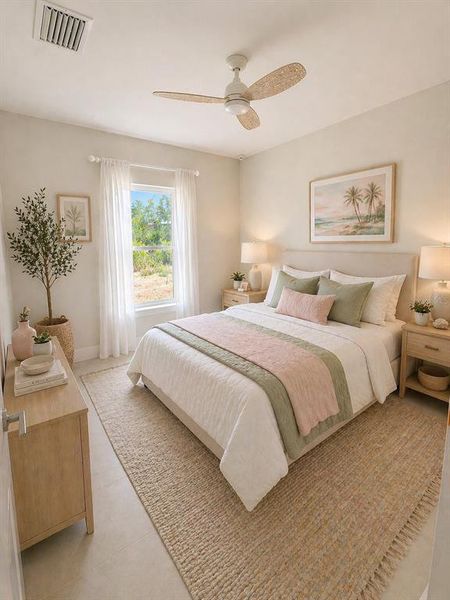 Furnished interior view inside a new home in , Venice (Image 9).