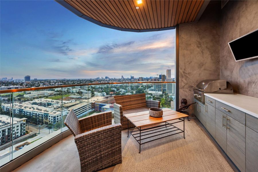 Stunning sunsets panoramic views.