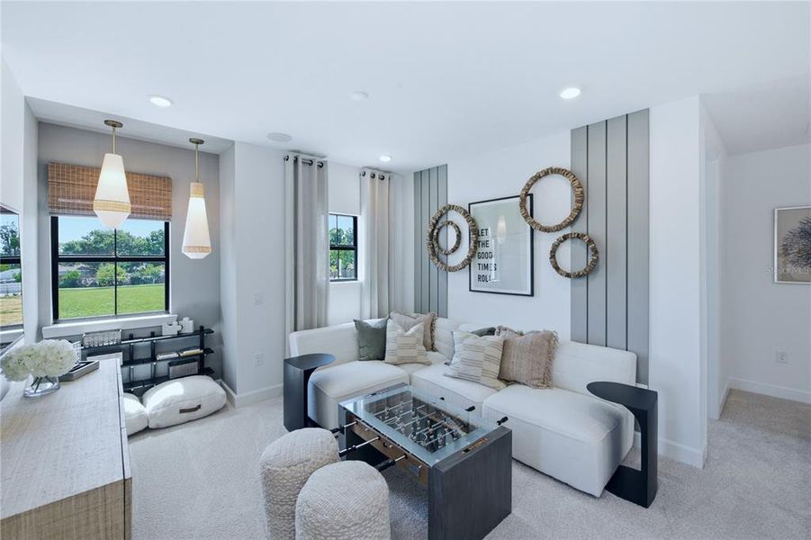 Furnished interior view inside a new home in Grandura, Sarasota (Image 6).