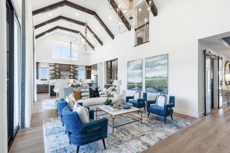 Representative Family Room - some options shown