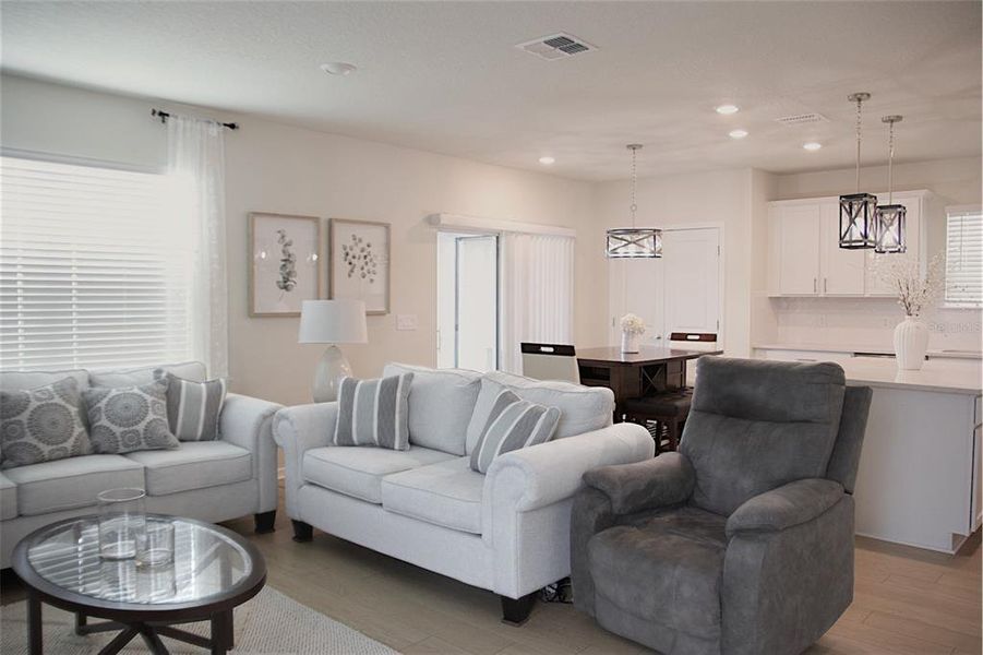 Furnished interior view inside a new home in , Davenport (Image 13). Furnished interior view inside a new home in , Davenport (Image 13).