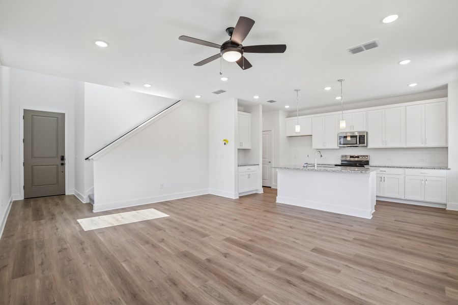 Spacious, unfurnished interior of a new home in Freedom at Anthem, Kyle (Image 13). Spacious, unfurnished interior of a new home in Freedom at Anthem, Kyle (Image 13).