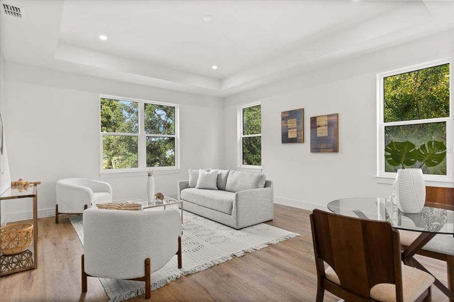 Furnished interior view inside a new home in , Orlando (Image 17). Furnished interior view inside a new home in , Orlando (Image 17).