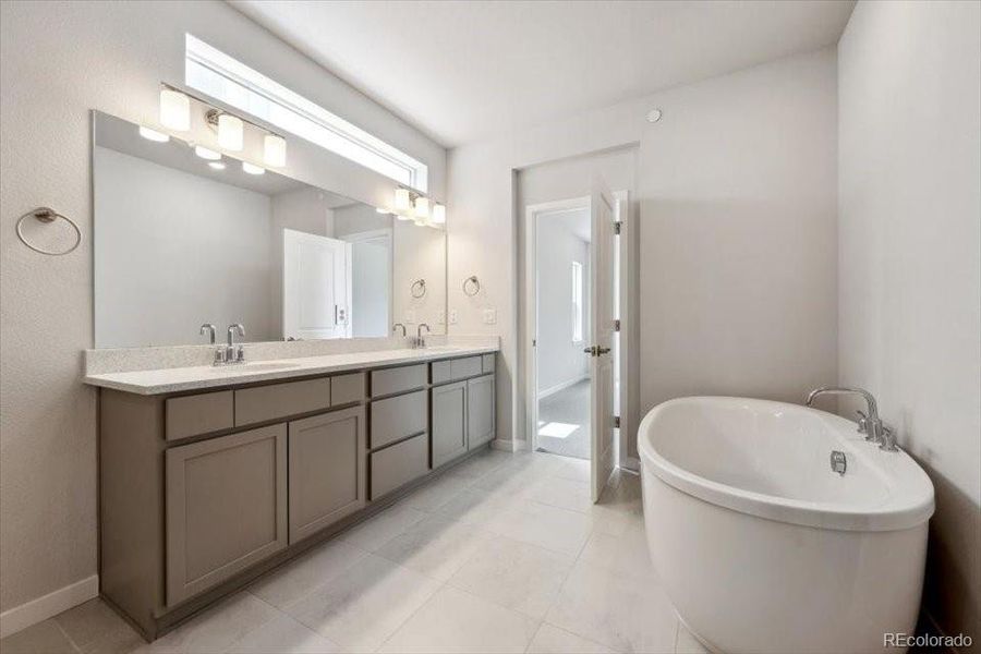 Furnished interior view inside a new home in Prestige Collection at Parkdale Commons, Lafayette (Image 7).