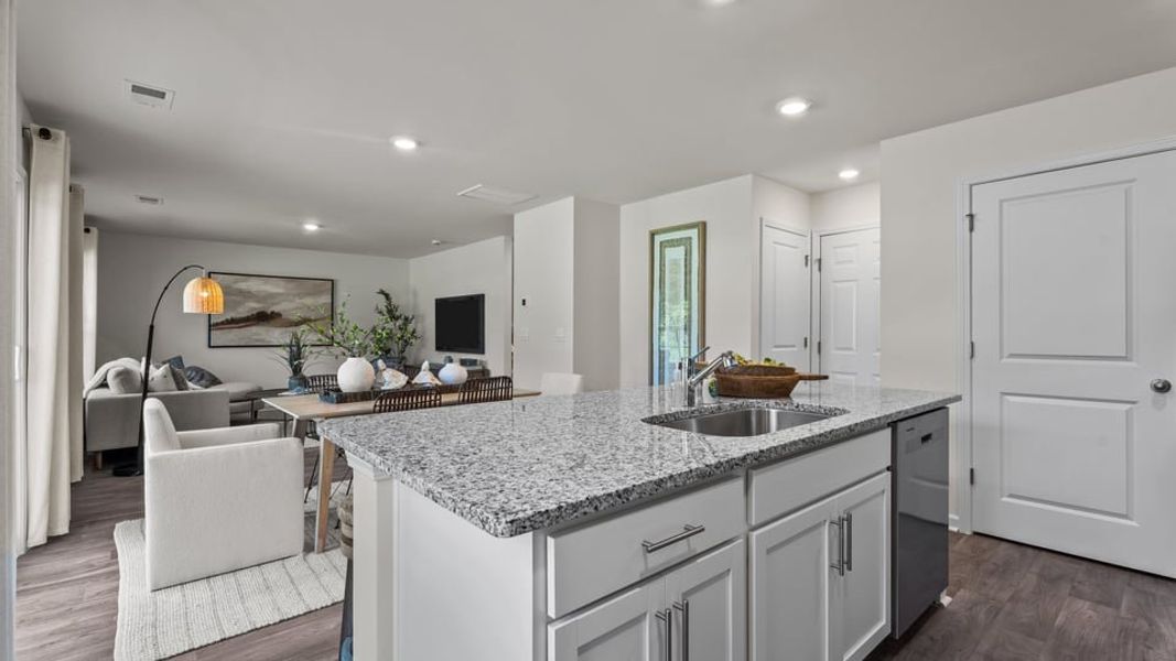Representative furnished interior of a home built from the Belhaven by D.R. Horton in Foxtail, Yadkinville (Image 15).