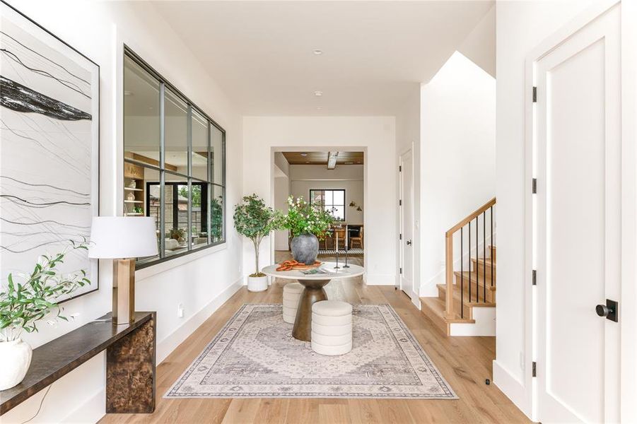 Furnished interior view inside a new home in , Dallas (Image 30).