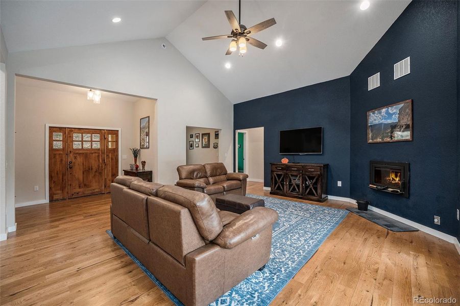 Furnished interior view inside a new home in , Evergreen (Image 16).
