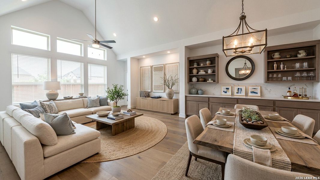 Furnished interior view inside a new home in Alsatian Oaks, Castroville (Image 12). Furnished interior view inside a new home in Alsatian Oaks, Castroville (Image 12).