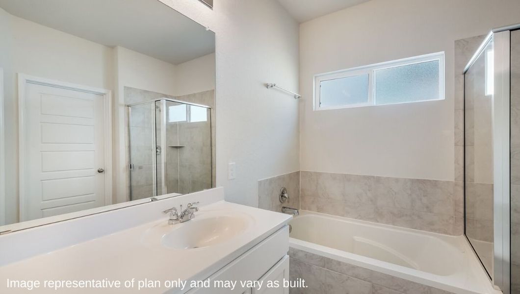 Furnished interior view inside a new home in Riverstone at Westpointe, San Antonio (Image 9).