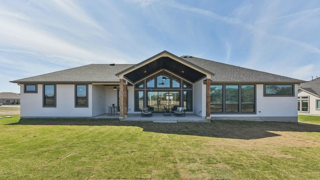 Representative exterior details of a home built from the Franklin by Chesmar Homes in Feathergrass, Florence (Image 28).