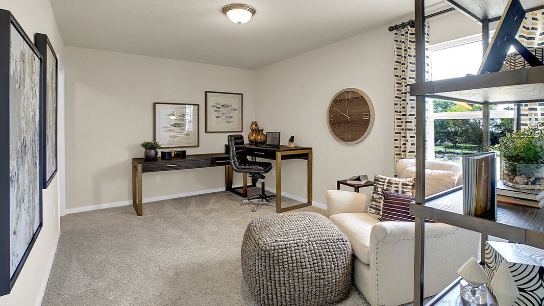 Representative furnished interior of a home built from the The Roosevelt by D.R. Horton in Southgrove, Kyle (Image 28). Representative furnished interior of a home built from the The Roosevelt by D.R. Horton in Southgrove, Kyle (Image 28).