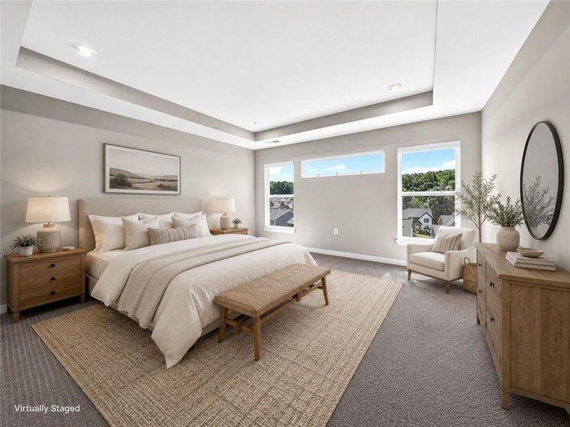 Furnished interior view inside a new home in The Reserve At Liberty Park, Braselton (Image 6).