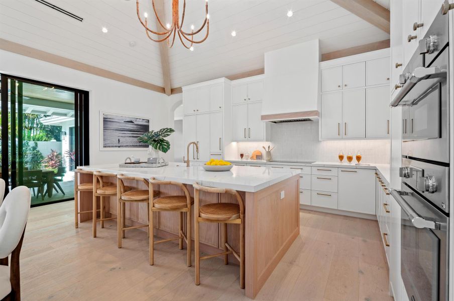 Furnished interior view inside a new home in , Delray Beach (Image 9).