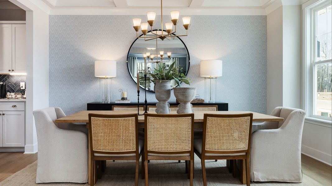 Representative furnished interior of a home built from the Stonefield by DRB Homes in Weavers Pointe, Zebulon (Image 34).