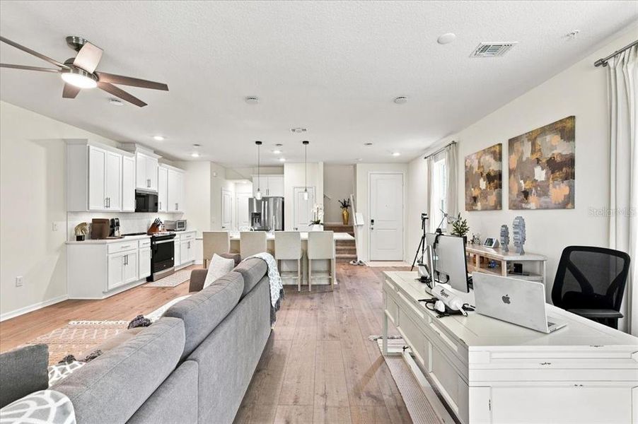 Furnished interior view inside a new home in Towns at Riverwalk, Sanford (Image 18). Furnished interior view inside a new home in Towns at Riverwalk, Sanford (Image 18).