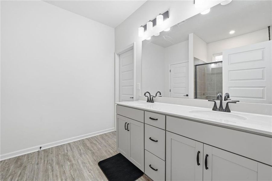 Furnished interior view inside a new home in , Powder Springs (Image 9).