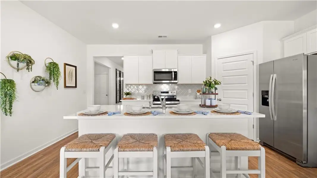 Furnished interior view inside a new home in Fox Crossing, Griffin (Image 9).