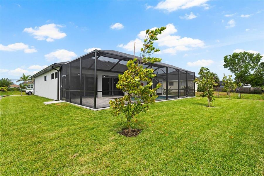 Exterior details and patio area of a home in , Cape Coral (Image 32).