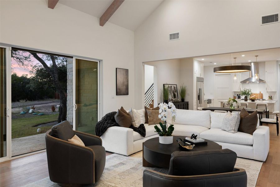 Furnished interior view inside a new home in , Dripping Springs (Image 8).