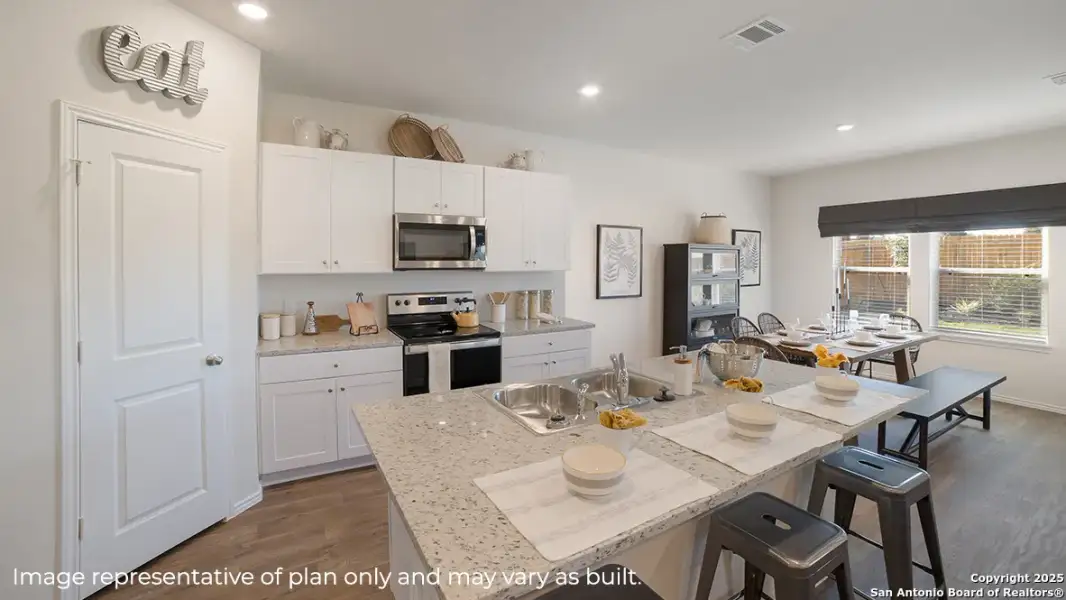 Furnished interior view inside a new home in , San Antonio (Image 15).