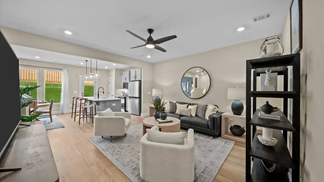 Furnished interior view inside a new home in Clayton Crossing, Arden (Image 5).