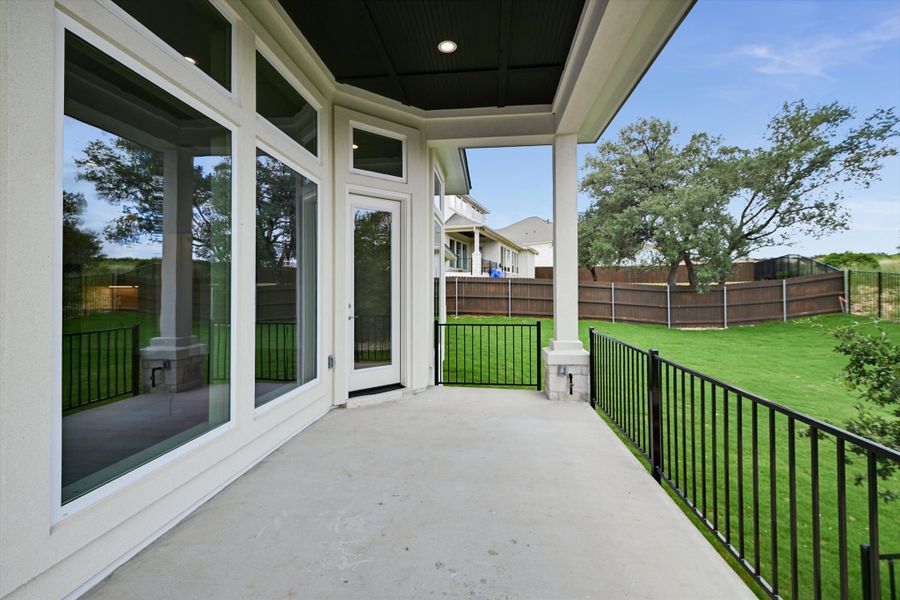 Representative exterior details of a home built from the Opal by Giddens Homes in Riverstone, Georgetown (Image 3).