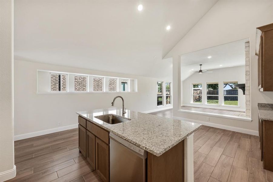 Furnished interior view inside a new home in Godley Ranch Classic, Godley (Image 10). Furnished interior view inside a new home in Godley Ranch Classic, Godley (Image 10).
