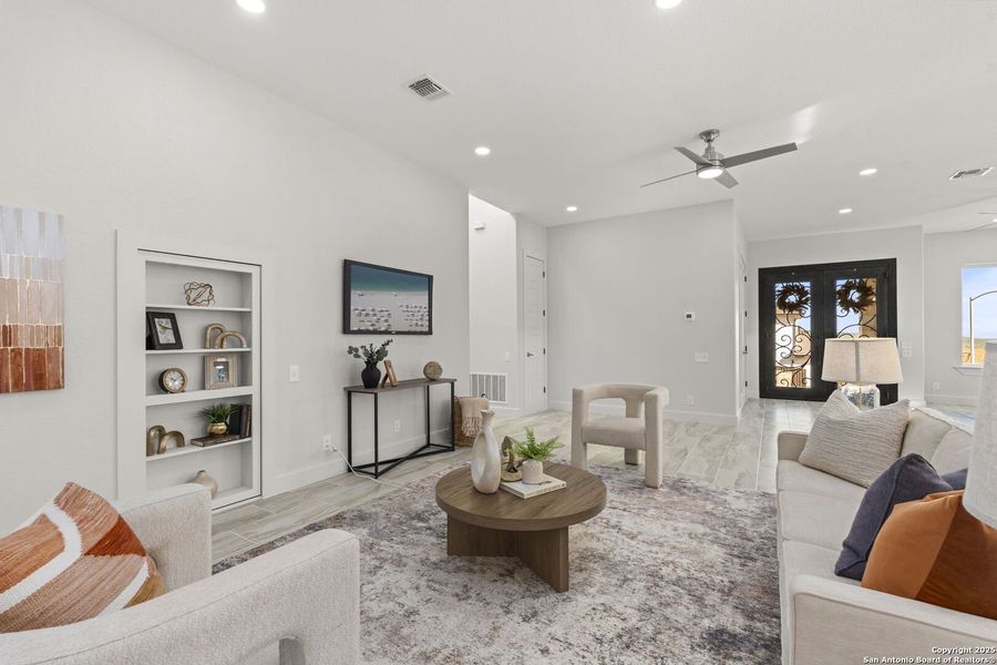 Furnished interior view inside a new home in , San Antonio (Image 17).
