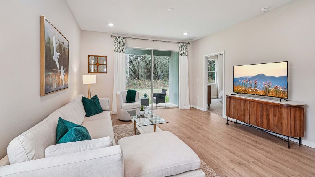 Furnished interior view inside a new home in Ocala Preserve, Ocala (Image 9).