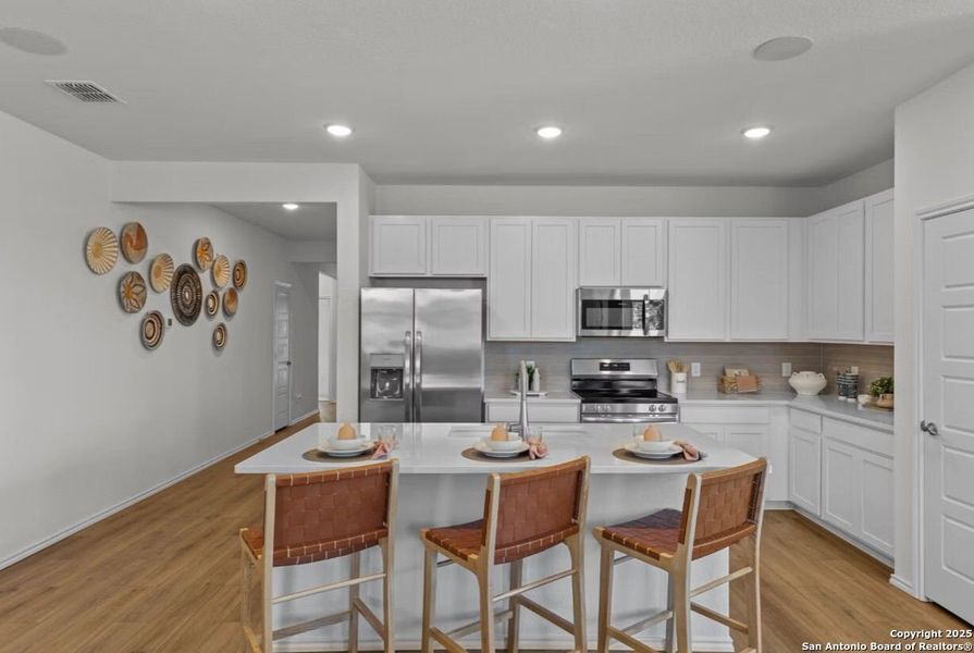 Furnished interior view inside a new home in Bricewood, San Antonio (Image 6).