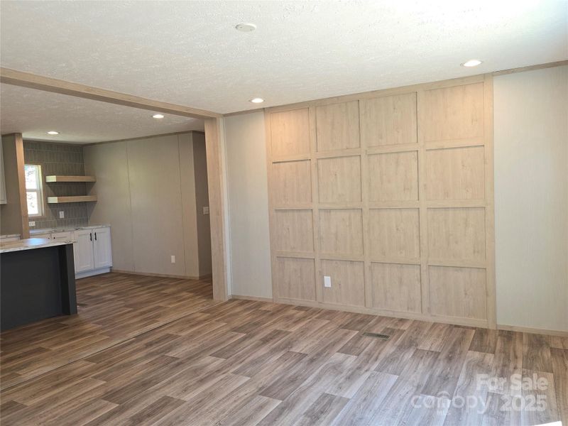 Large open living space. Large open living space.