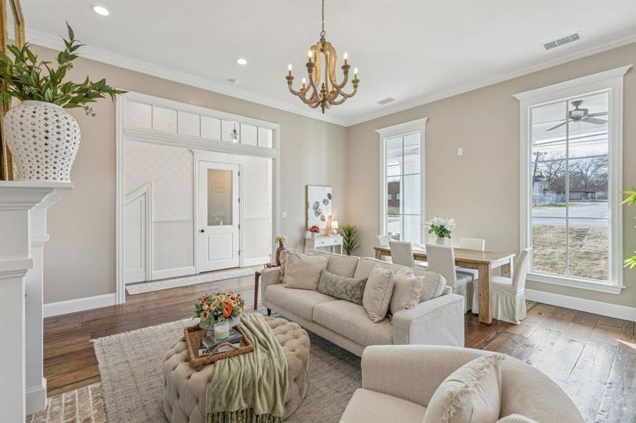 Furnished interior view inside a new home in , Rockwall (Image 11).