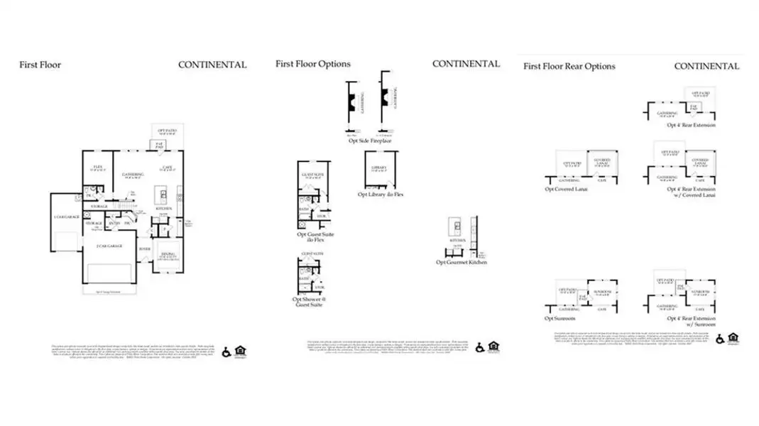 2D floor plan layout of this home in Oakwood, Cumming, GA (Image 4).