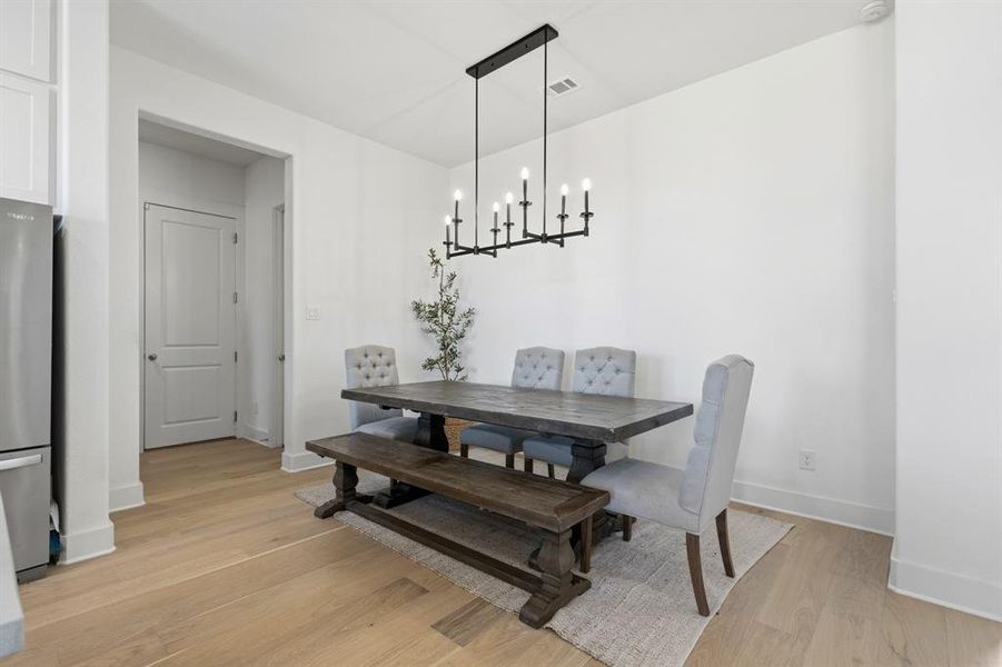 Furnished interior view inside a new home in , Midlothian (Image 11).