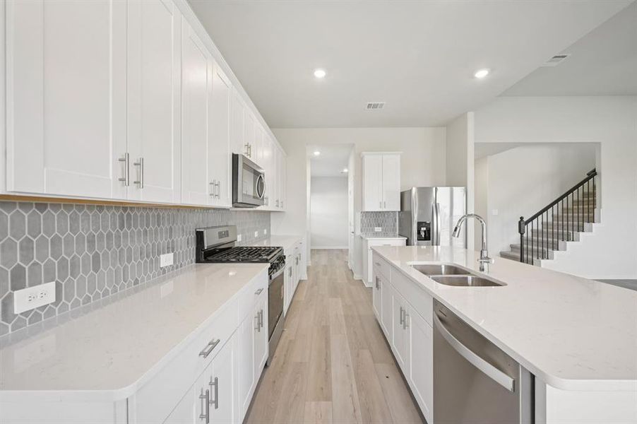 Furnished interior view inside a new home in Lakehaven - Premier Series, Farmersville (Image 13).