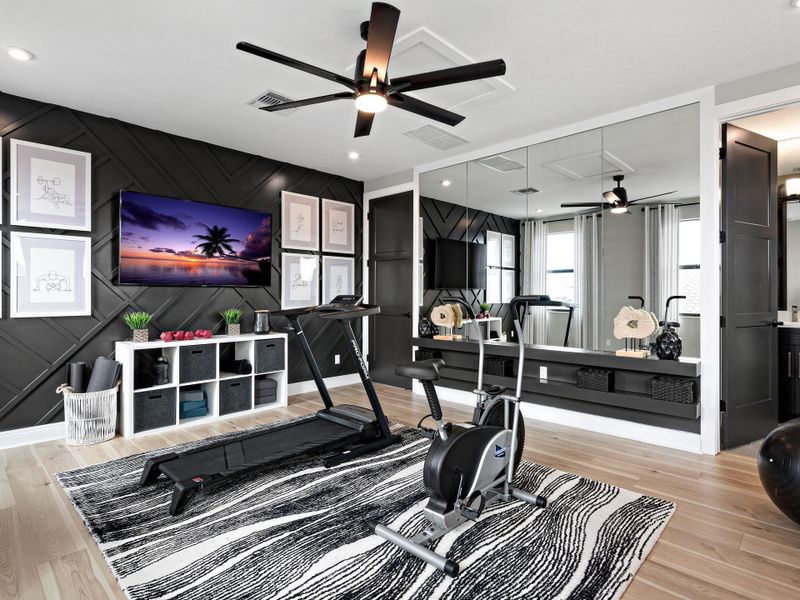 Furnished interior view inside a new home in , Port St. Lucie (Image 16).