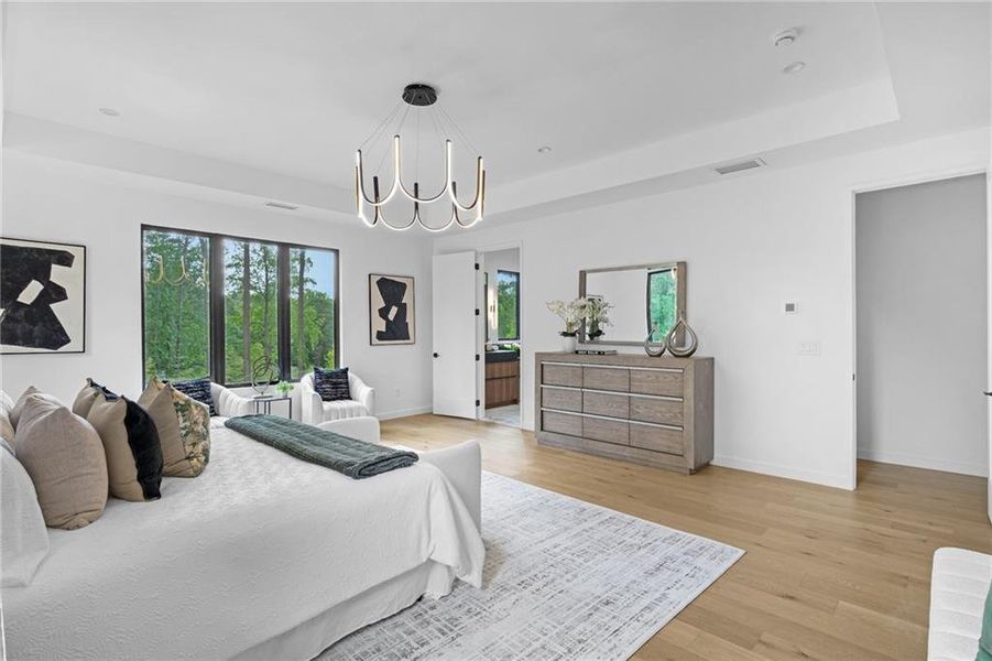 Furnished interior view inside a new home in , Atlanta (Image 16).