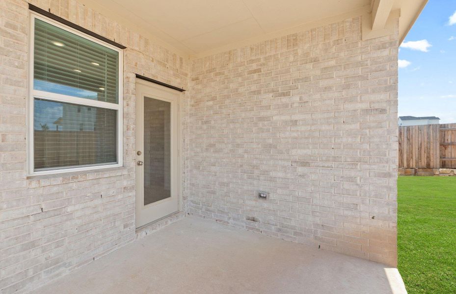 Exterior details and patio area of a home in Sunfield, Buda (Image 21). Exterior details and patio area of a home in Sunfield, Buda (Image 21).