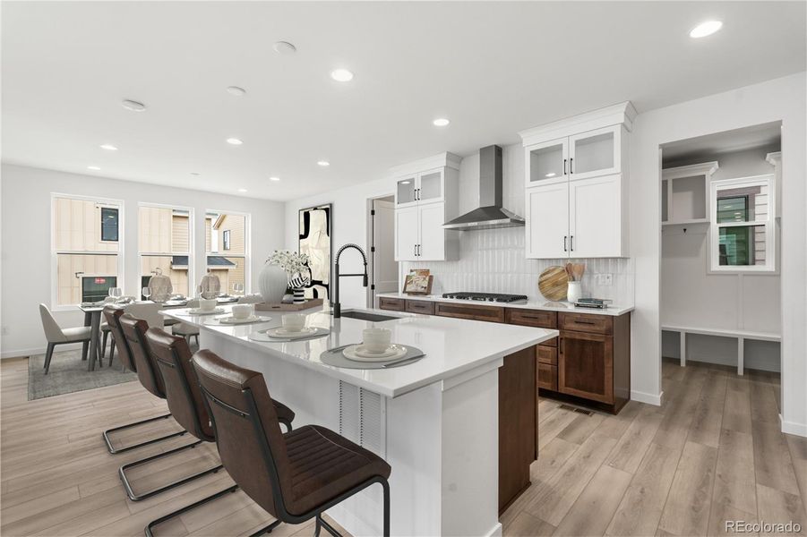 Furnished interior view inside a new home in Stargaze at Solstice, Littleton (Image 8).