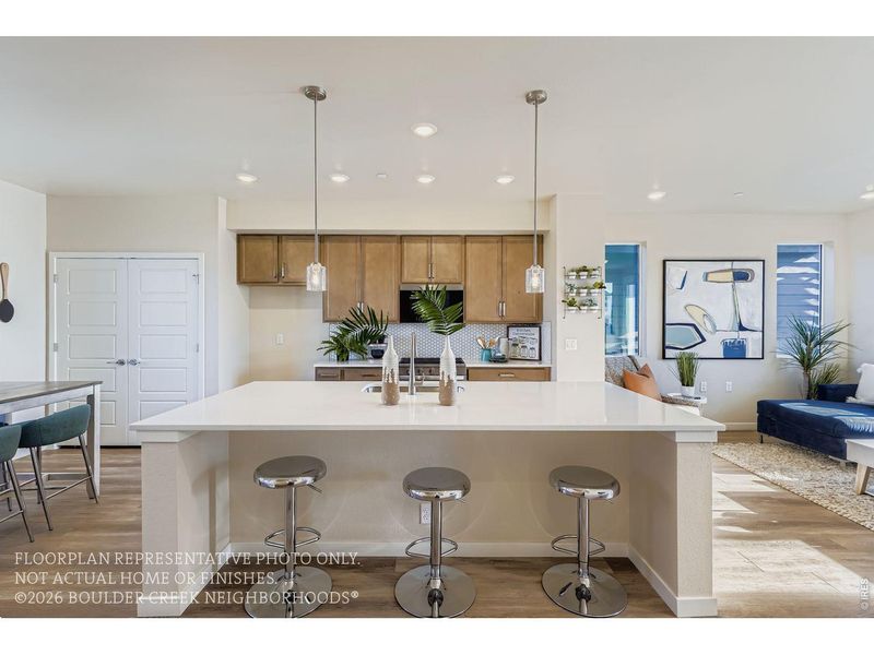 Furnished interior view inside a new home in Baseline, Broomfield (Image 33).