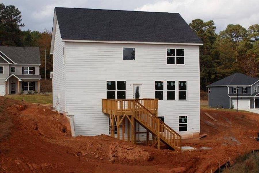 Exterior details and patio area of a home in , Commerce (Image 2).