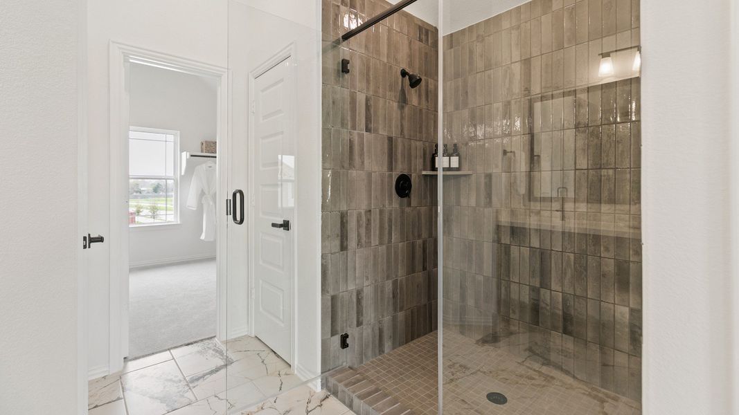 Representative furnished interior of a home built from the Mimosa by DRB Homes in Brookewater, Rosenberg (Image 22).